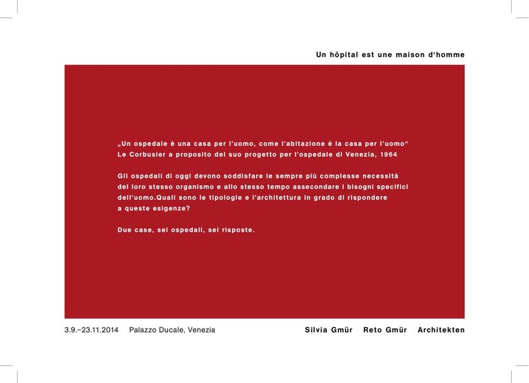 invito mostra Un Hopital Est ..