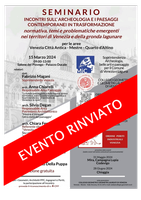 Seminario Incontri sull'archeologia e i paesaggi contemporanei in trasformazione