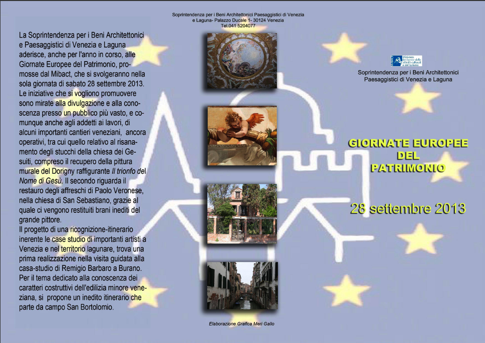 Giornate Europee del Patrimonio - depliant