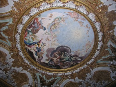Venezia, soffitto della chiesa dei Gesuiti