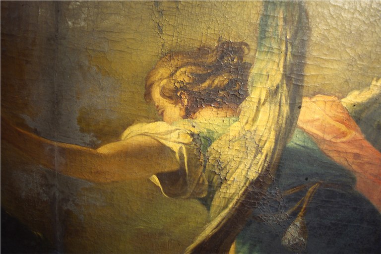 Sogno di S.Elena prima del restauro