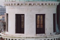intonaci esterni del tamburo della cupola restaurati a marmorino