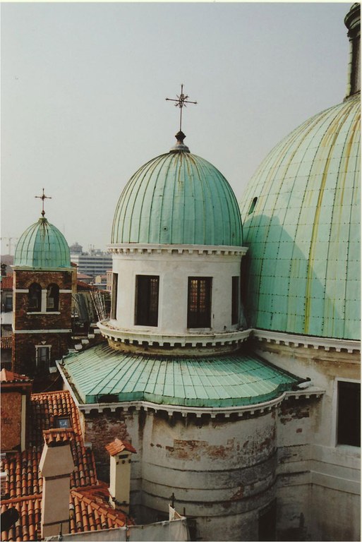 Veduta della cupola a termine dell’intervento