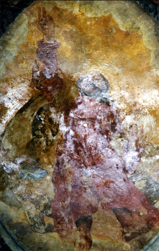 Affresco prima del restauro