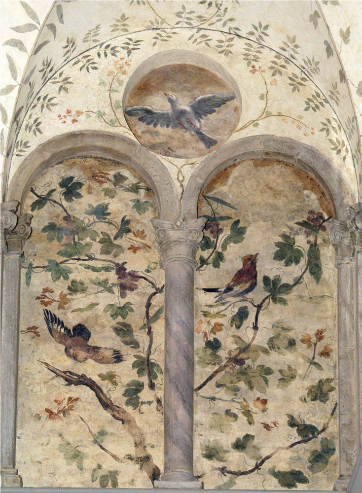 Pareti dopo il restauro
