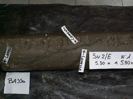 stratigrafia del terreno di fondazione