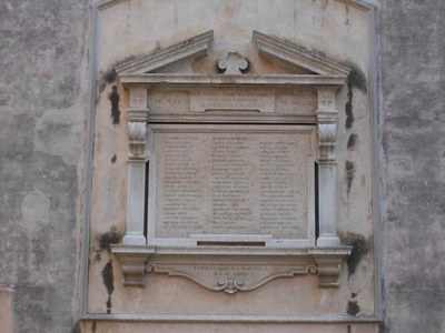 San Marcuola, lapide commemorativa