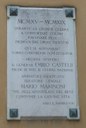Teatro La Fenice lapide commemorativa