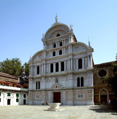 Facciata della chiesa di San Zaccaria